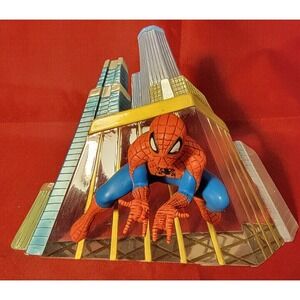 Spider-Man "Oh, What a Tangled Web" Crystalline Statue Hamilton 2005 New in Box